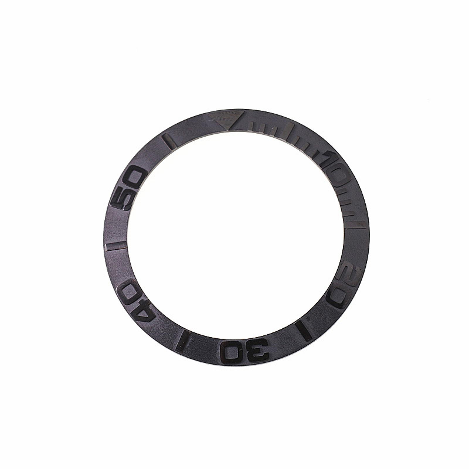 38mm Ceramic Bezel Inserts Yacht Master Style Watch Ring Black For SKX007 SKX009