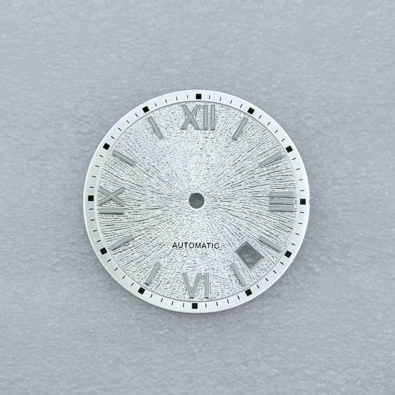 New NH35 Dial 31.8mm Black Purple Fit NH35/36 Movements Watch Accessories