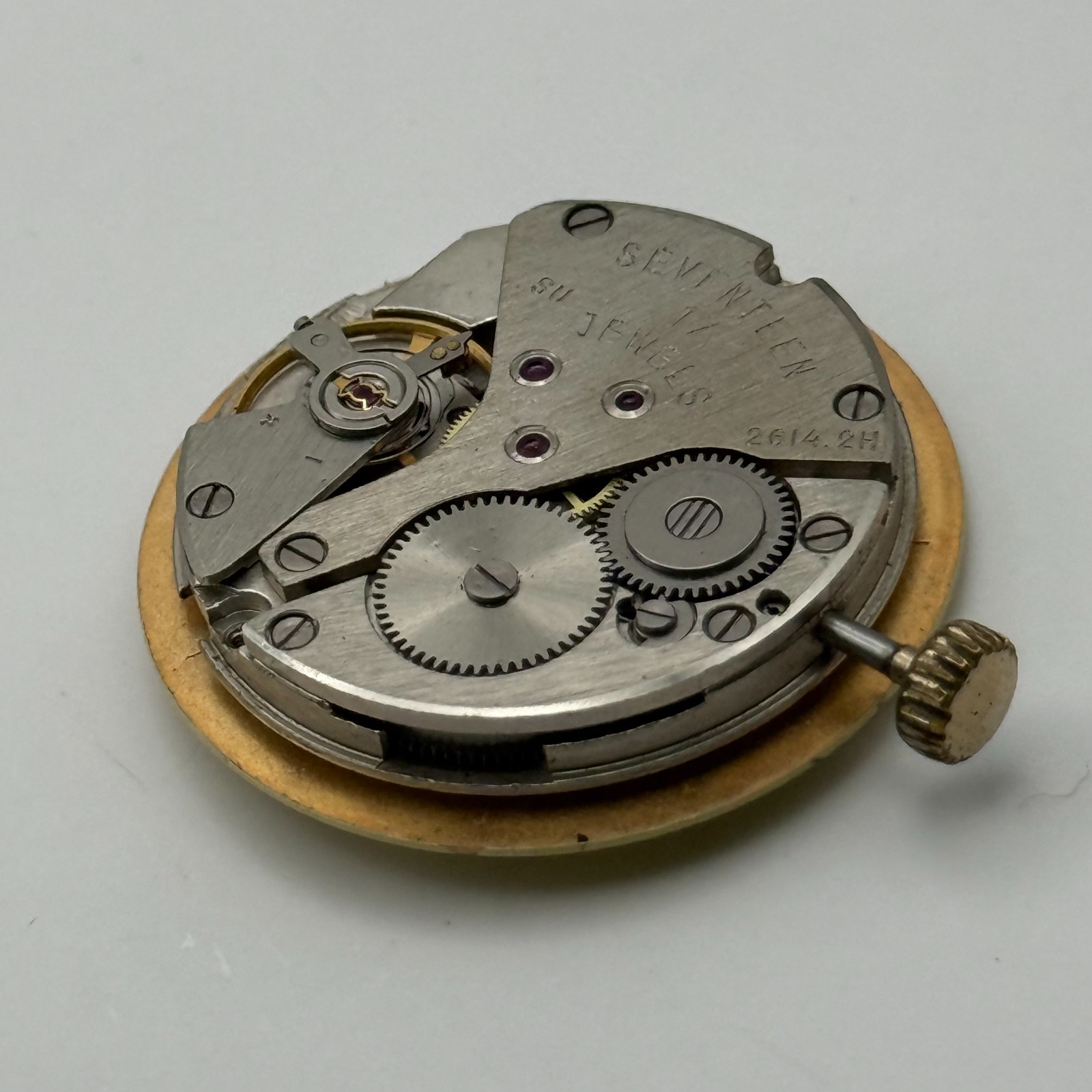 Poljot 2614.2H Watch Movement Sekonda Soviet 17 Jewels Parts Repair 26.4mm