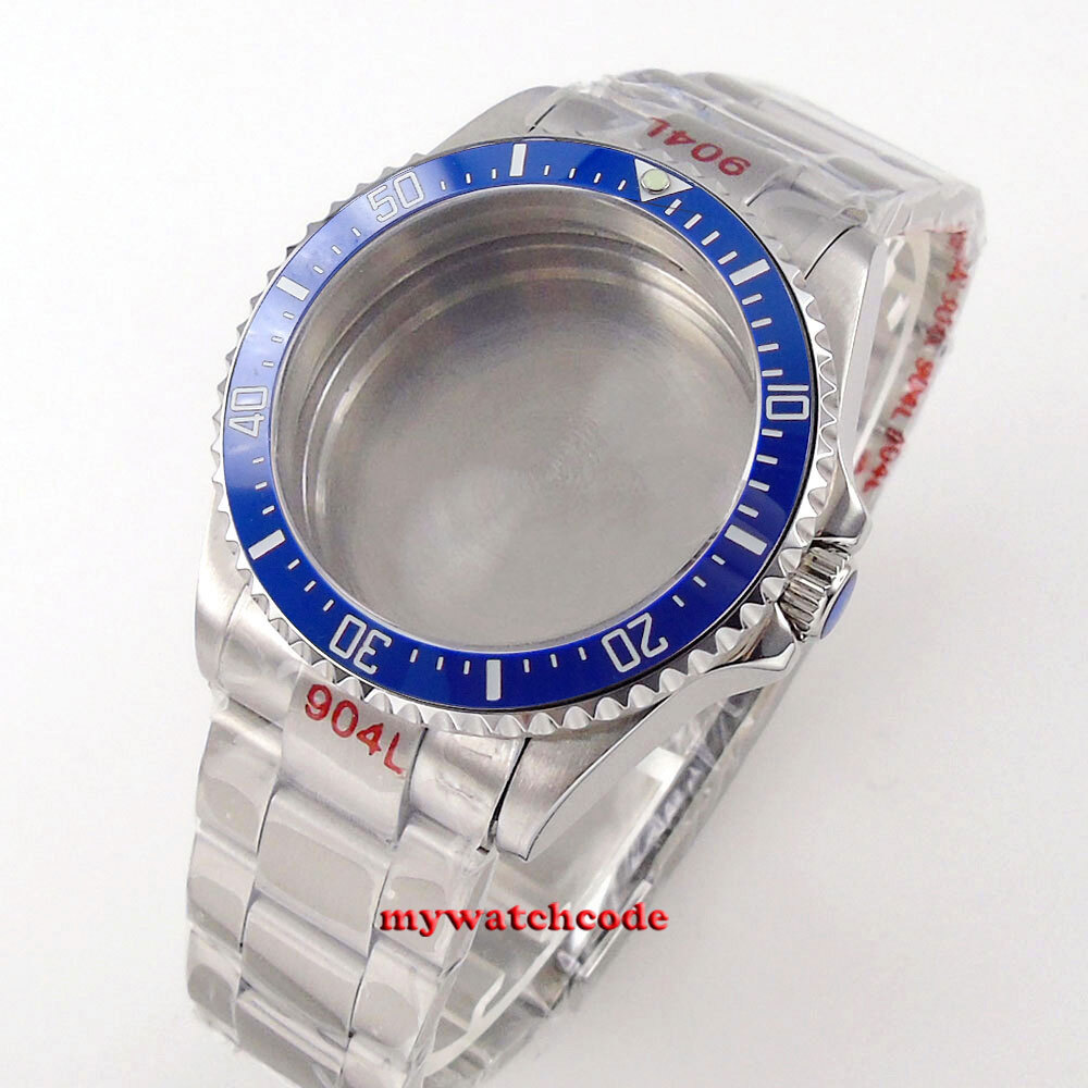 38mm 40MM SEA Watch Case Ceramic Bezel Sapphire Glass Fit NH34A NH35 NH36 2824