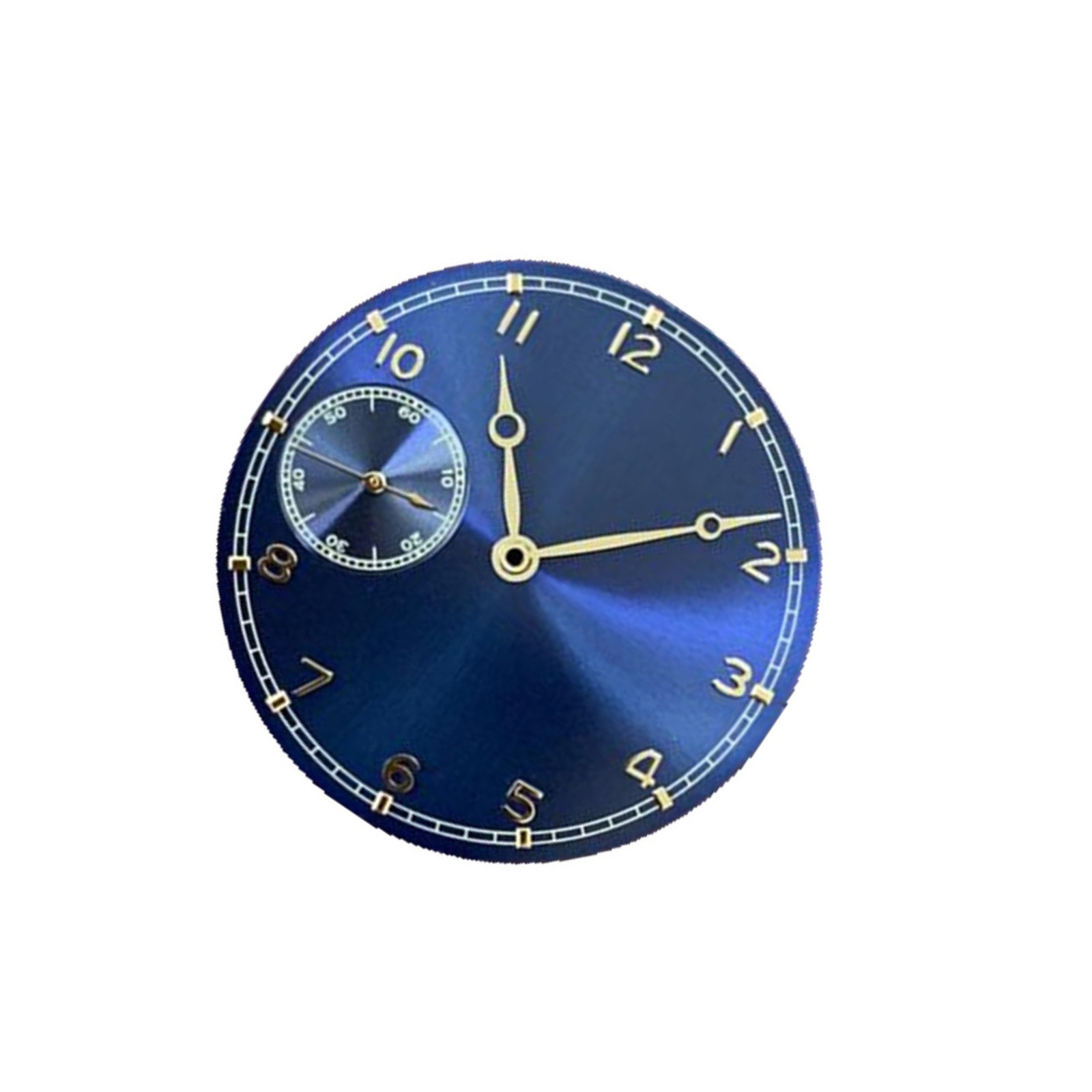 Blue+Silver 37mm Watch Dial With Hands Parts for ETA 6497 ST3600 Movement Watch