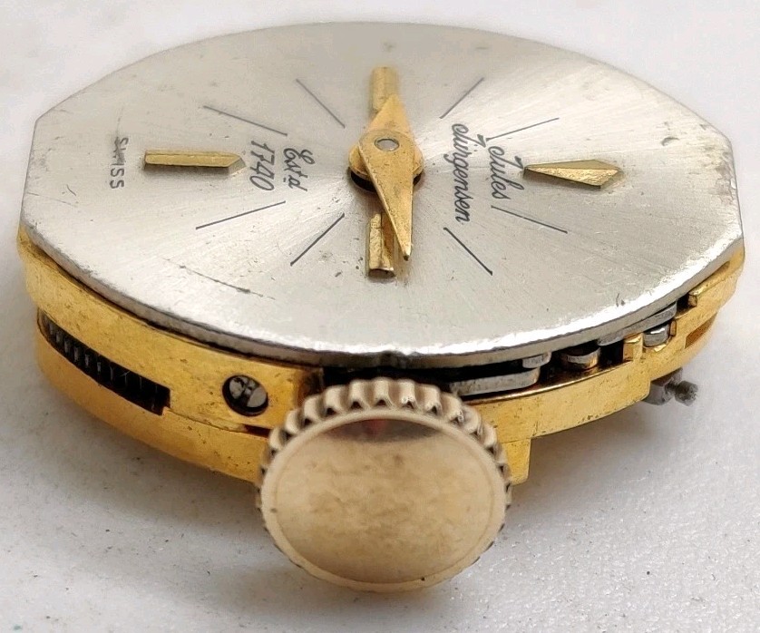 Rare Jules Jurgensen High Grade AS Cal. 1677 17 Jewel watch movement Running