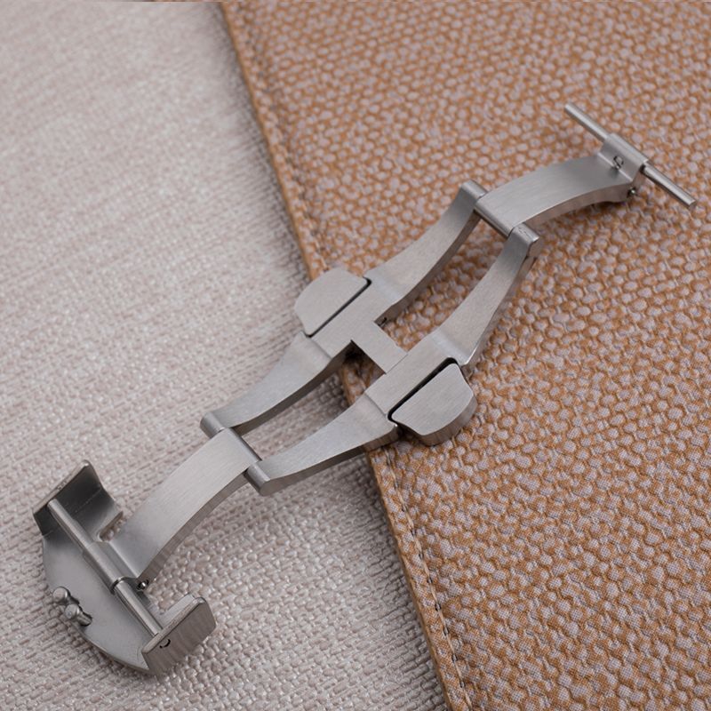 Fit for Panerai Watch Straps 22 mm SS Butterfly Buckle Folding Clasp