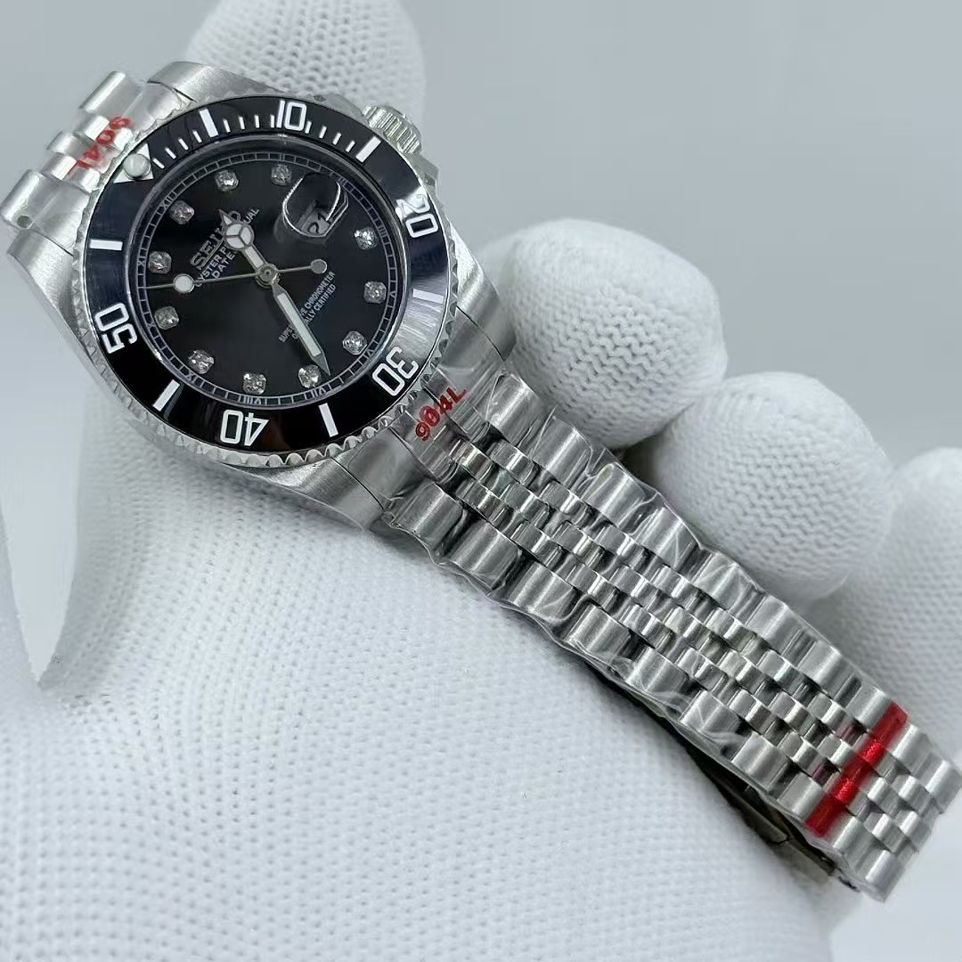 24.5mm Sun Pattern Diamond Surface Watch Dial No Luminous For NH05 Movement