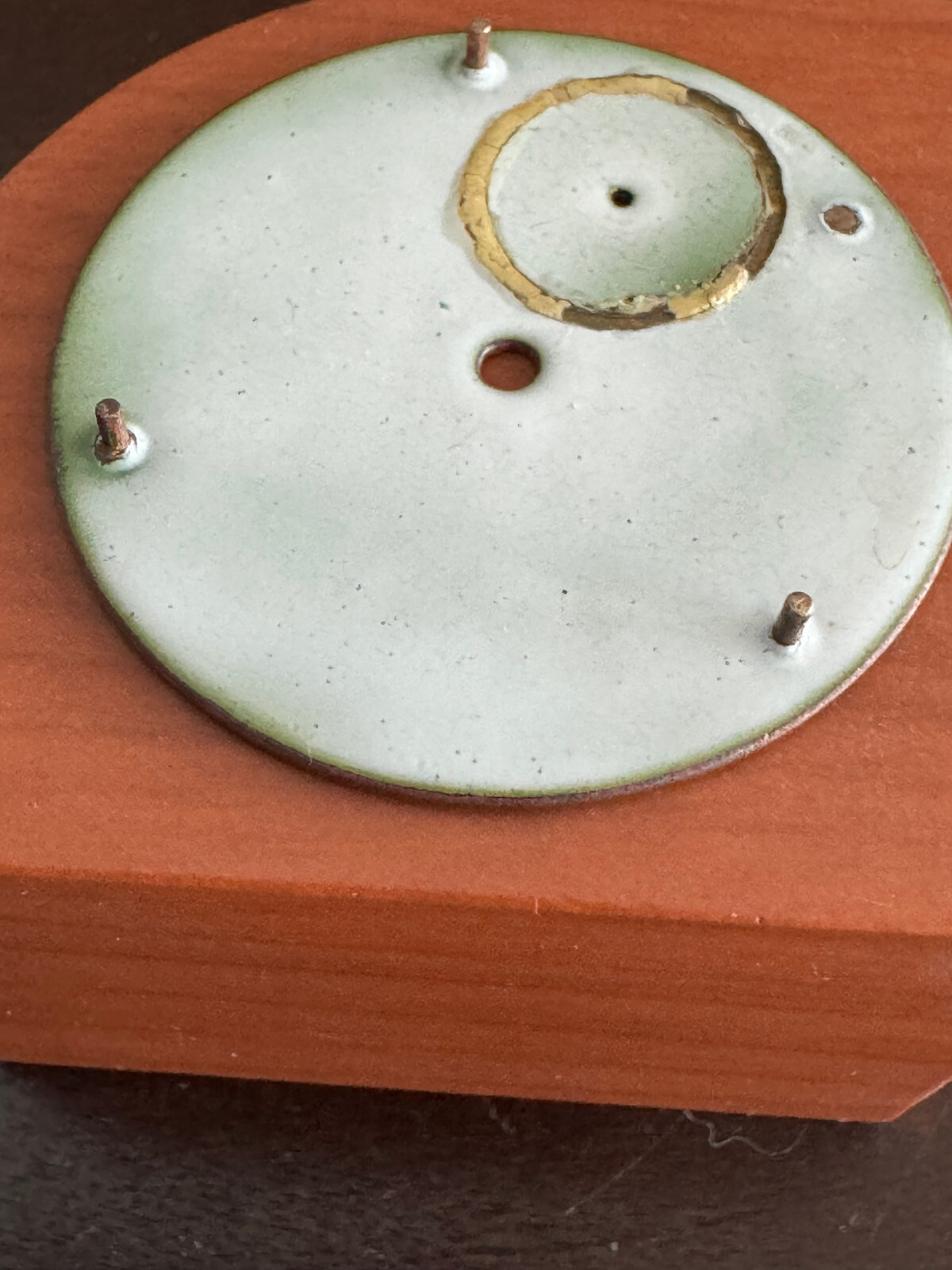 FINE VINTAGE 18 SIZE N SIZE E. HOWARD POCKET WATCH DIAL FEET @ 11.5,36,52.5