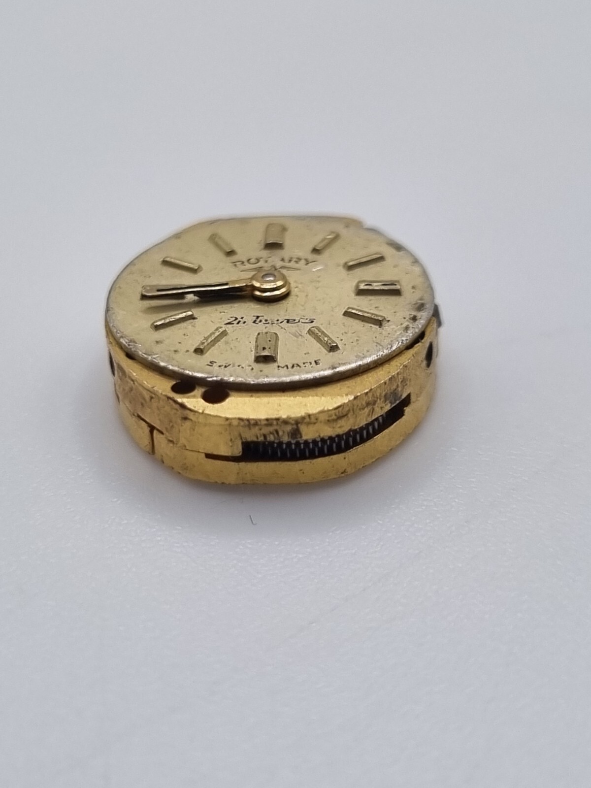 Rotary AS 1978 21Jewels Manual Wind Watch Movement Swiss Made Parts Repairs 13mm