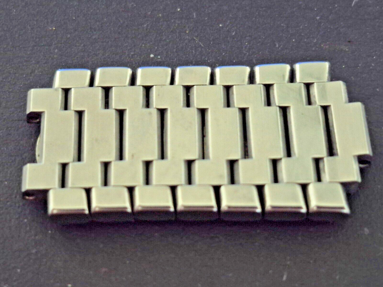 EBEL Classic Wave 7 Link Steel & Gold Segment for bands found on 21mm lug cases