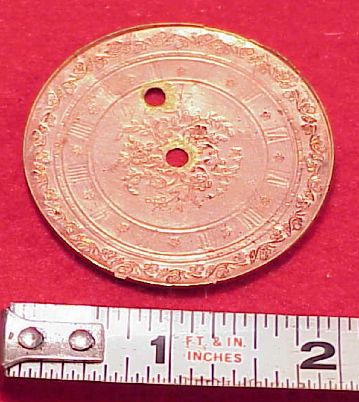 VINTAGE LARGE 50MM VERGE FUSEE REPOUSSE DIAL SNAP ON POCKET WATCH SCARCE