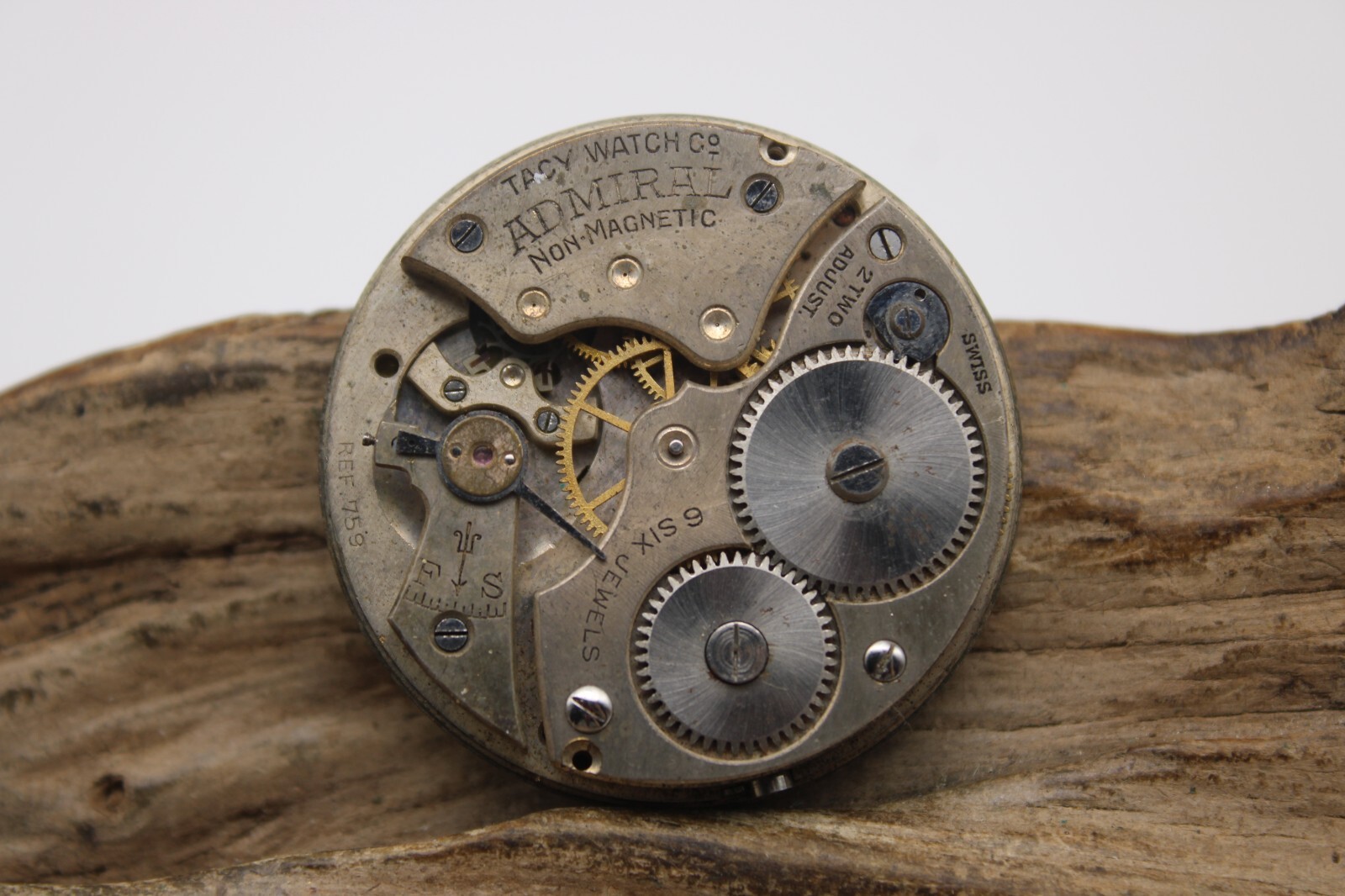 TACY EMPIRE SWISS POCKET WATCH MOVEMENT 6j REF. 759 39.6mm (TR3)