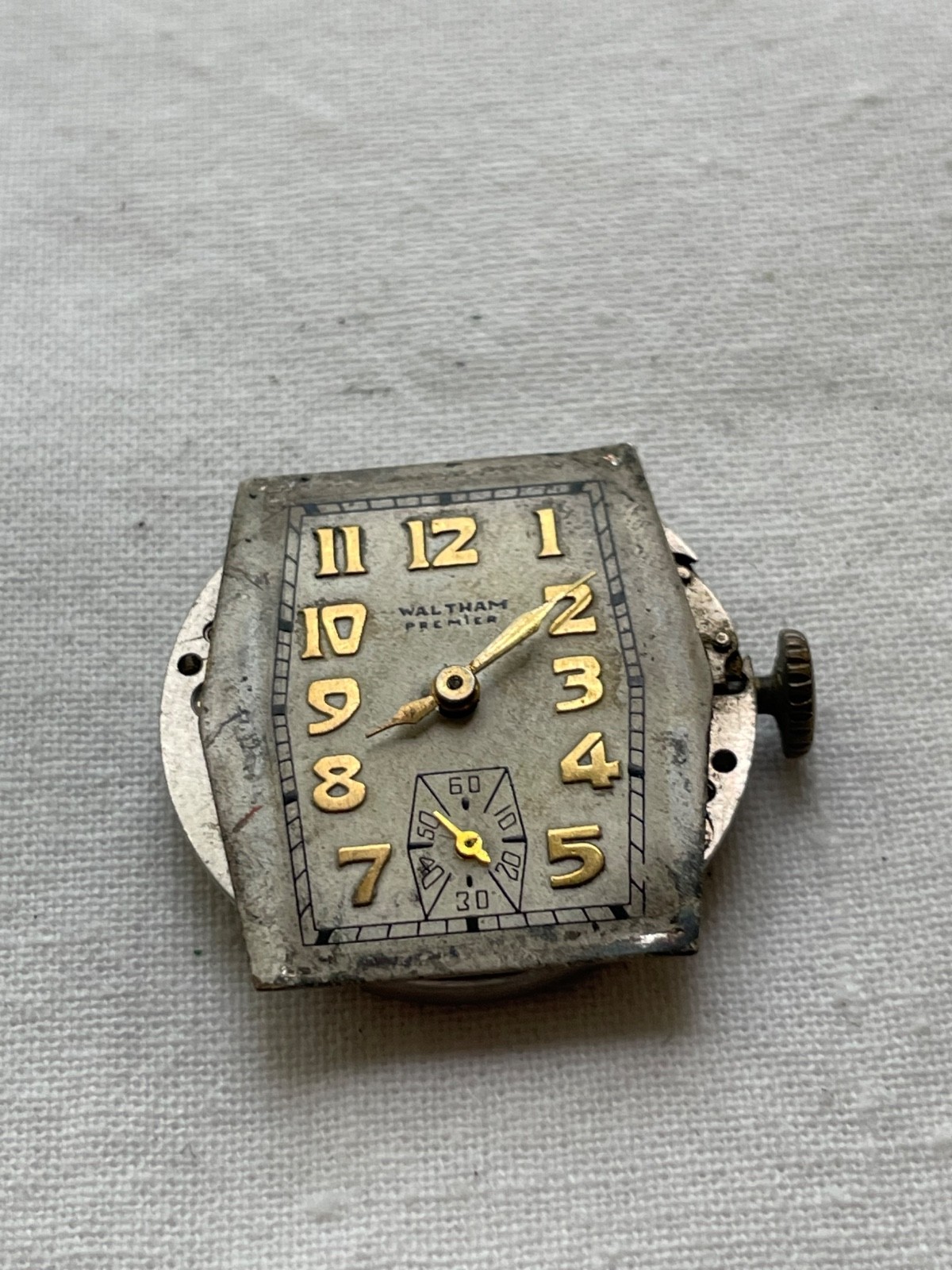 Waltham Premier – movement for mens watch AS IS good balance!, lot 1806