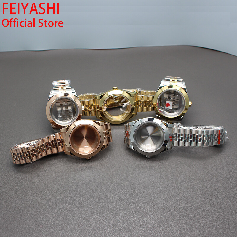 36mm/40mm Explorer Watch Case+Jubilee Bracelet Stainless Steel Sliding Buckle
