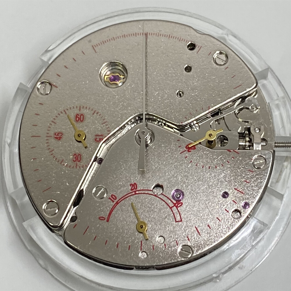 Tianjin Seagull ST19 Hand Winding 7750 Movement Kinetic Energy Display@6