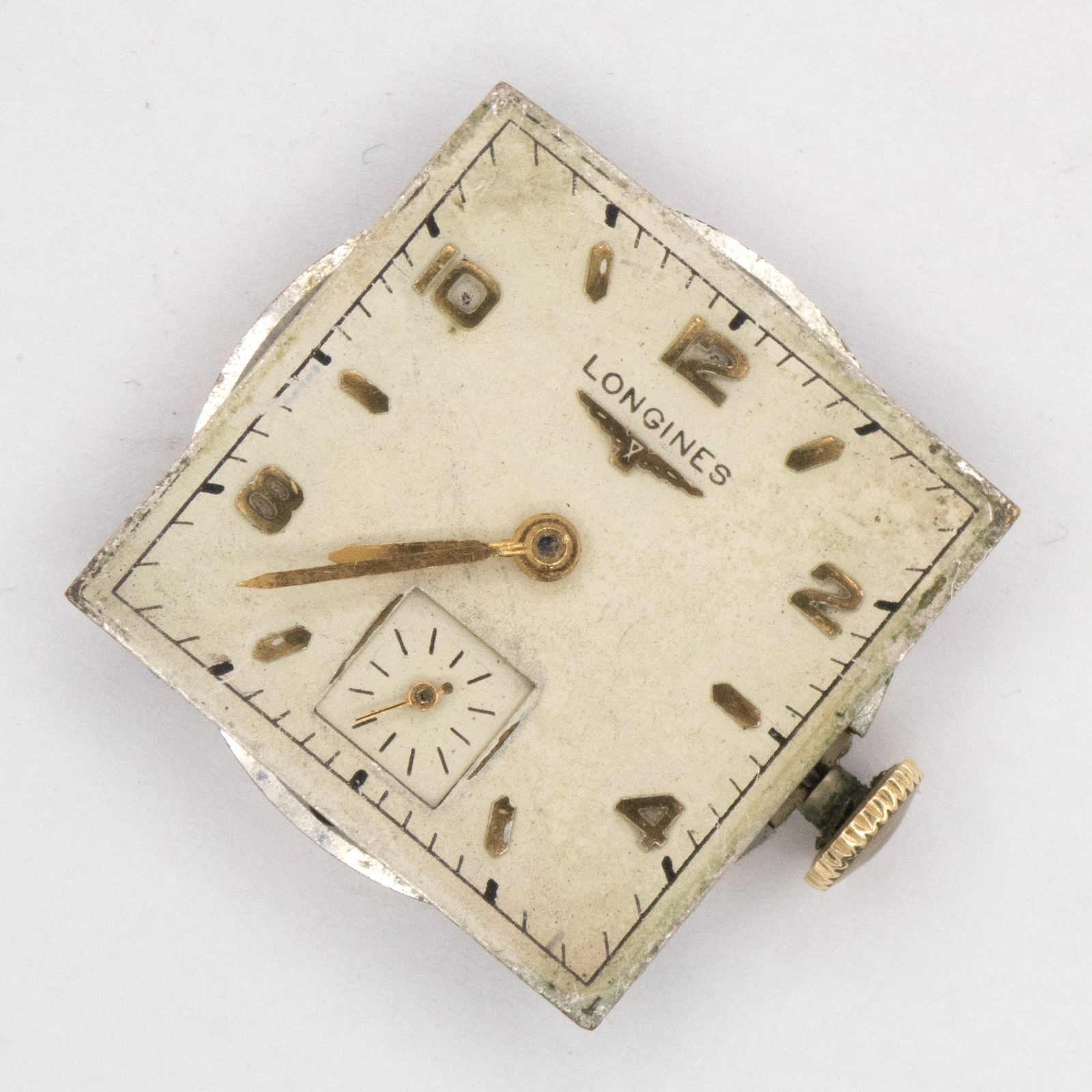 Vintage Longines Caliber 23Z 17-Jewel Wristwatch Movement, Keeps Time
