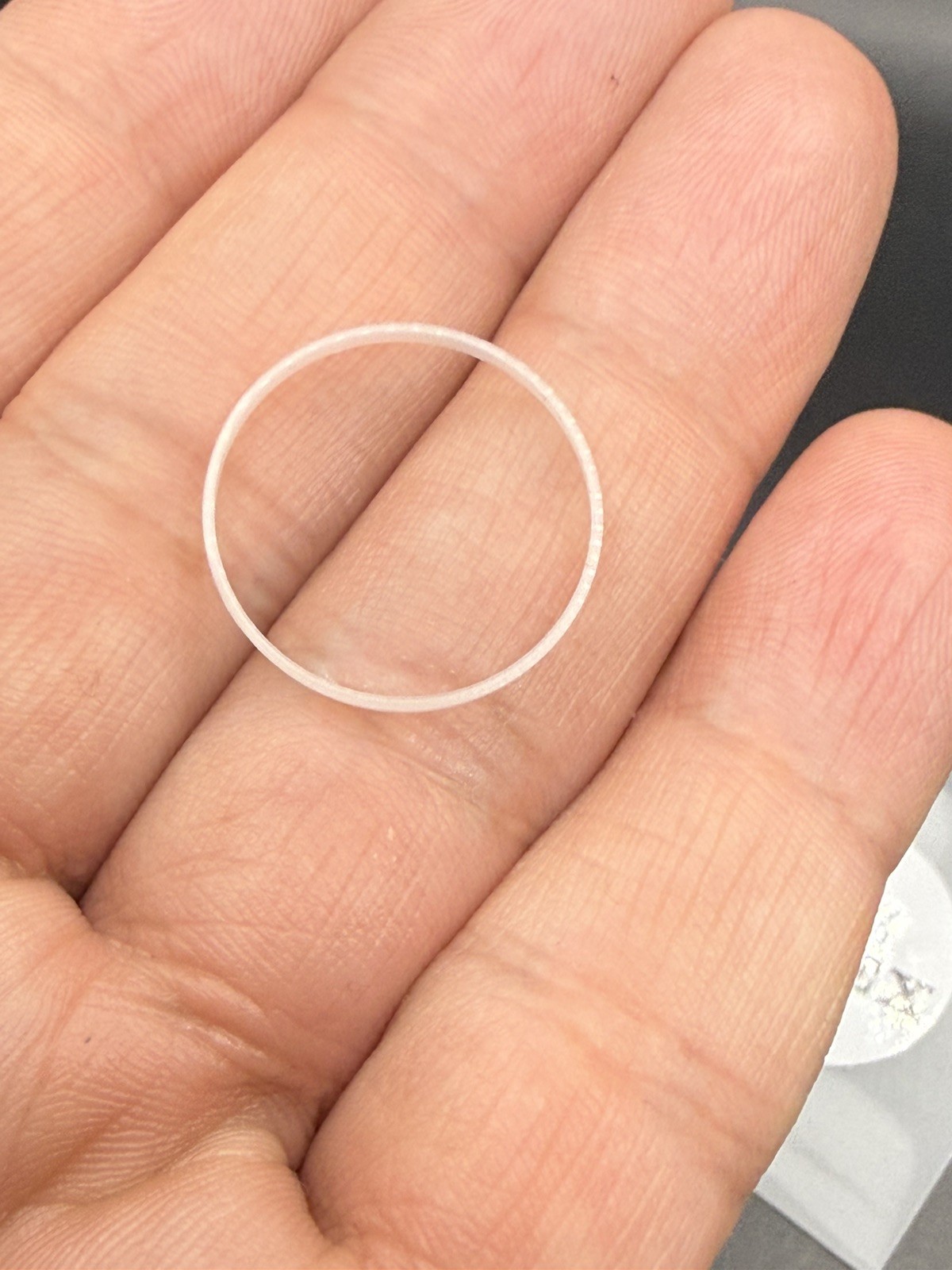 Rolex Acrylic Crystal Gasket – 20.9mm OD X 1.7mm ID Original OEM Part 25-209