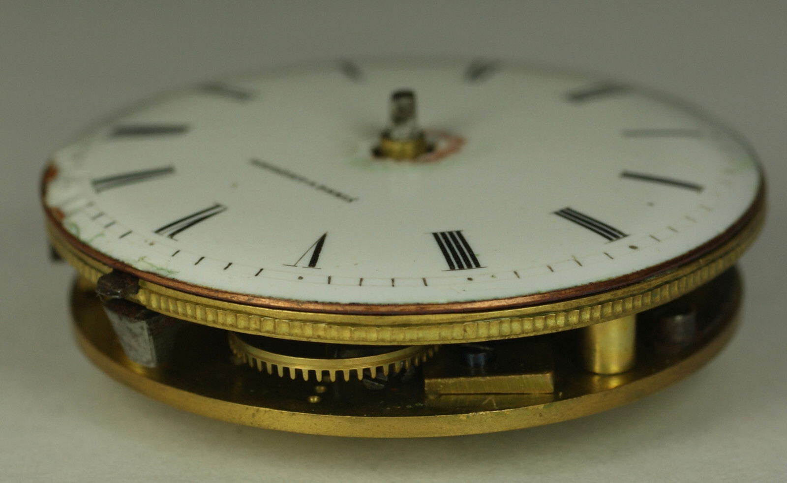 BREGUET A PARIS Antique Verge Fusee Pocket Watch Movement Parts Repair Project