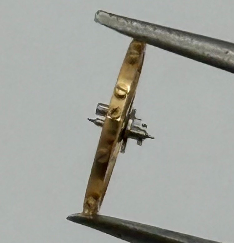 MST 340 Balance Wheel Complete And Spring 6¾’’’ 574 Watch Movement Parts NOS