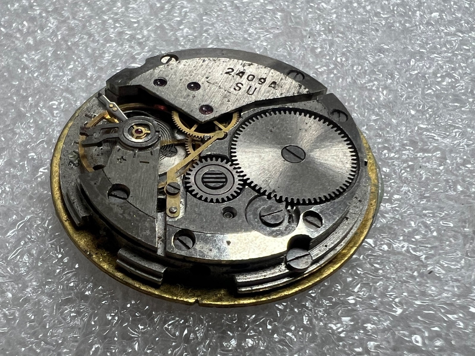 Watch movement USSR Vostok Cal.2409A plus Dial.For parts.