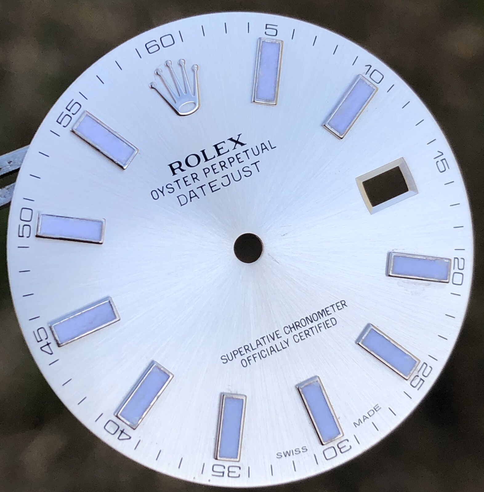 Rolex DateJust II 116300 116334 Silver Index Dial ORIGINAL