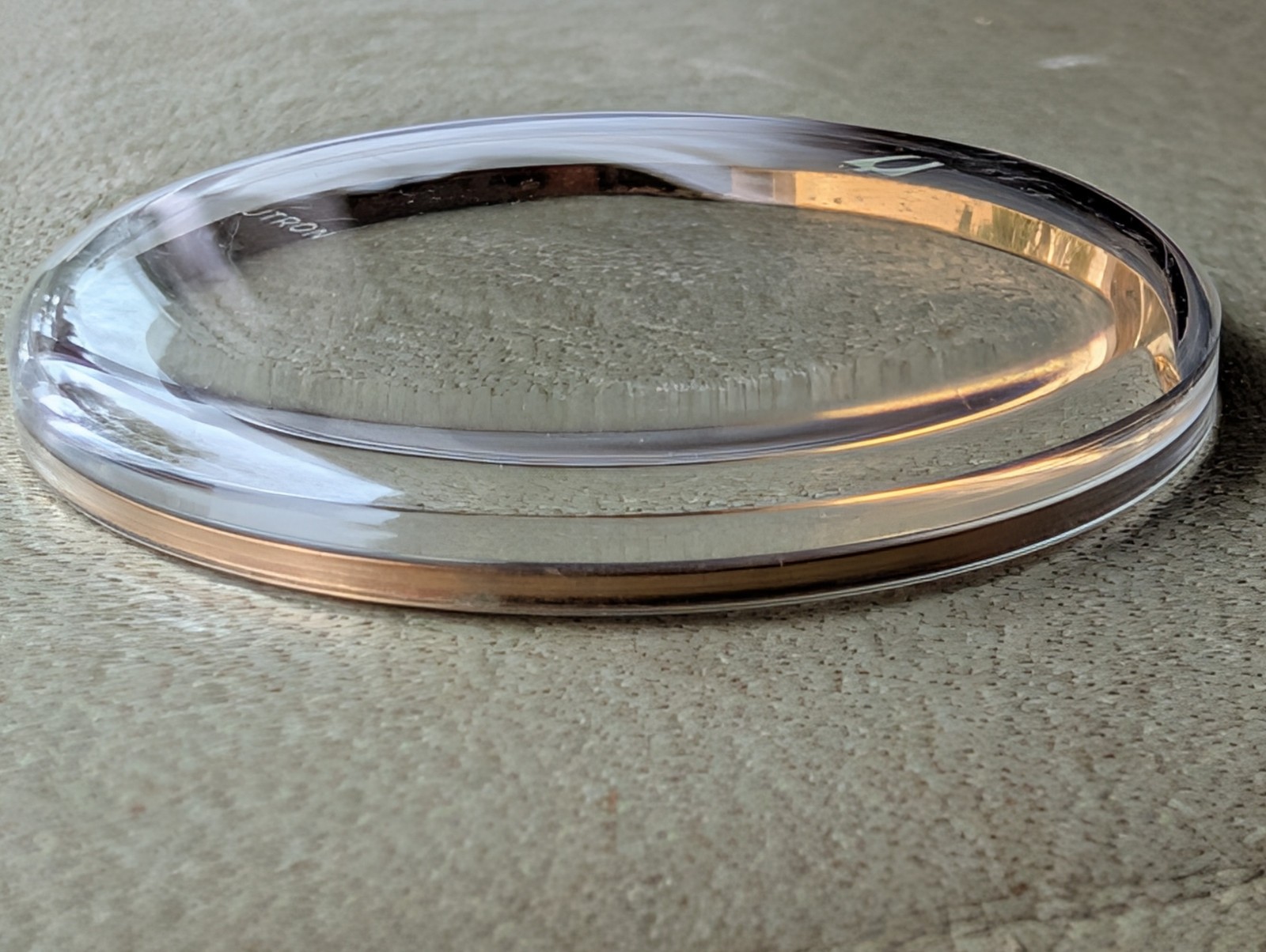 Vintage 1960/70’s Bulova Accutron 1271-AYS Crystal For Spaceview 2531 Cases