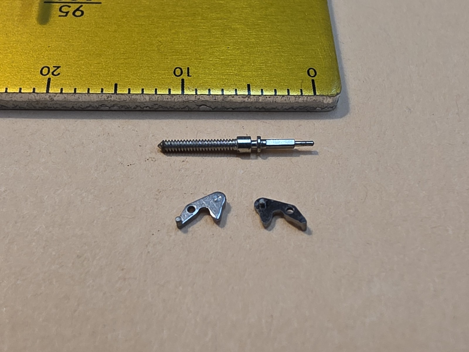 Small Lot Of NOS Bulova 8 AE Parts-2 Set Levers And 1 Winding Stem Parts Spares