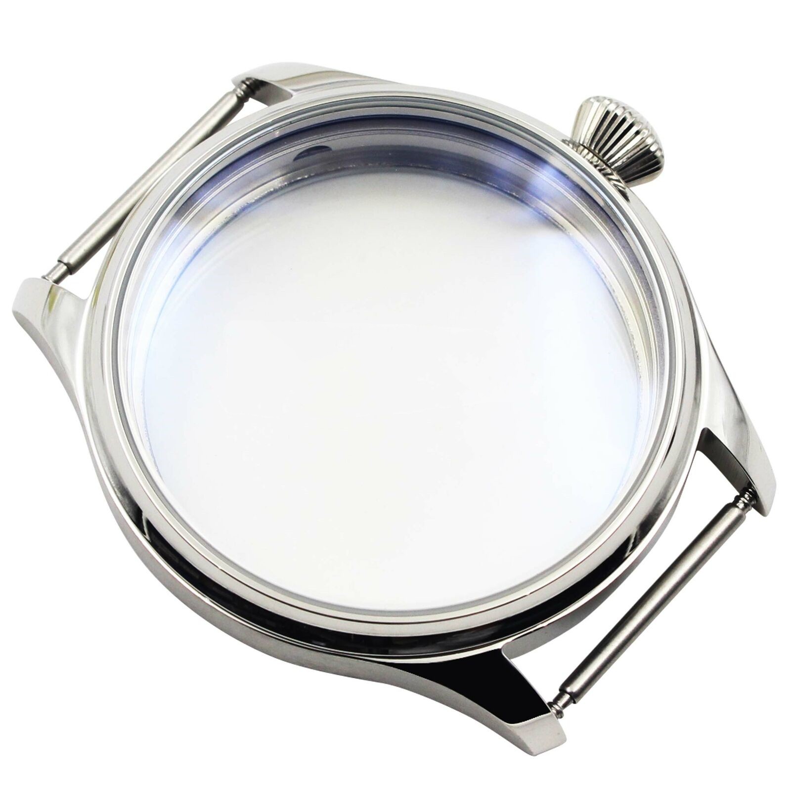 22mm Stainless Steel Watch Case For Seagull ST3600/ST3621 ETA 6497/6498 Movement