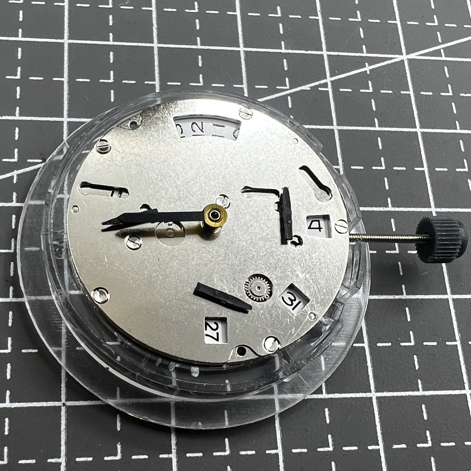 CMM1534-2813 Mingzhu Silver Automatic Mechanical Movement 6 Hands Small Second