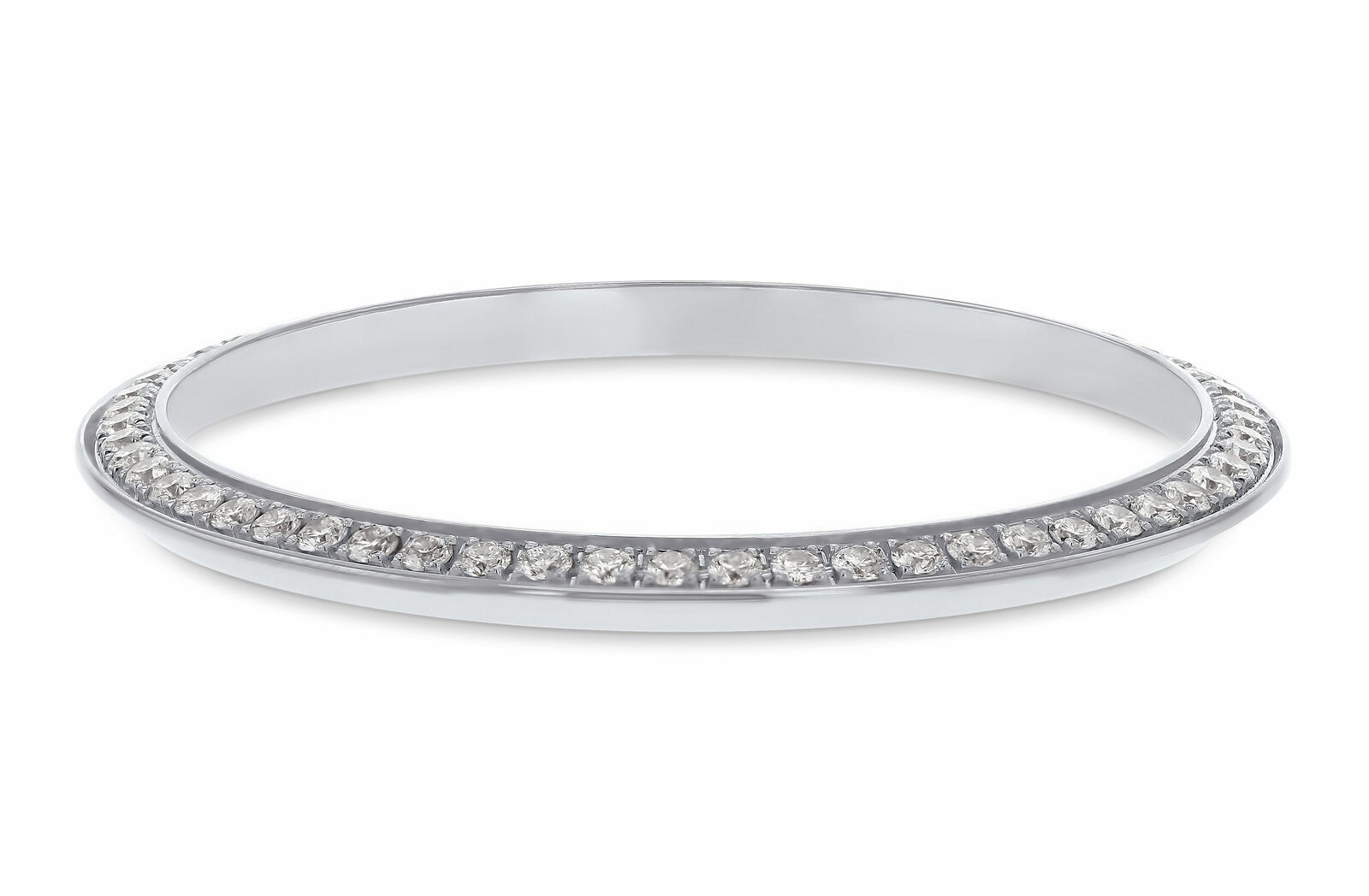 S.STEEL BEAD PAVE NATURAL DIAMOND BEZEL FOR ROLEX AIRKING 14000 14010 15000