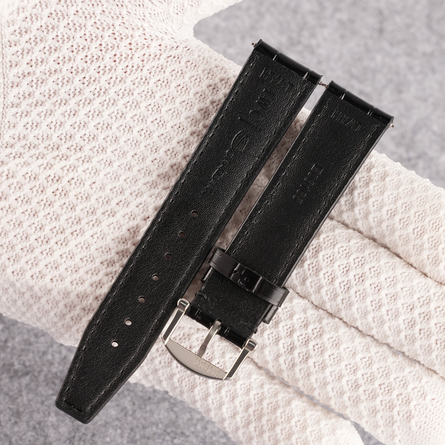 41mm Stainless Steel Watch Case + Leather Strap + Dial + Hands for 7750 Movement