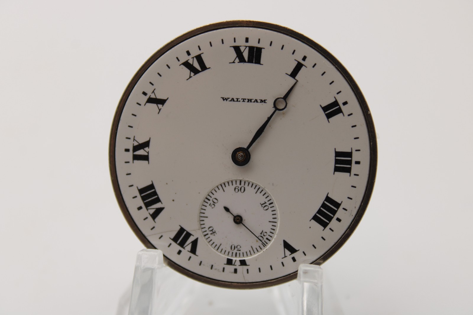 1917 WALTHAM POCKET WATCH MOVEMENT 21037057 GRADE 210 12s 7j (FD)