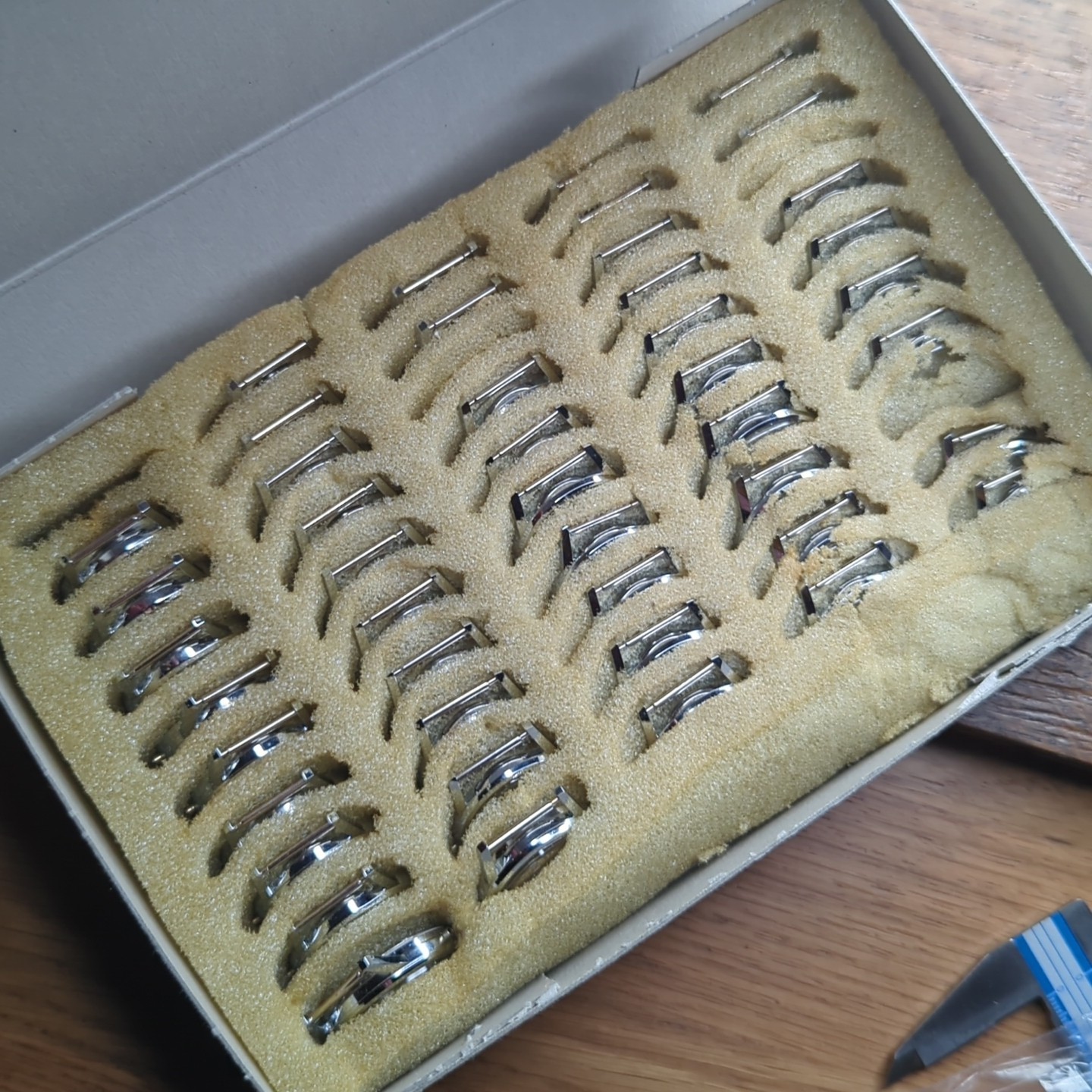 46 x Vintage 1960s NOS Watch Cases Waterproof Incabloc 32mm