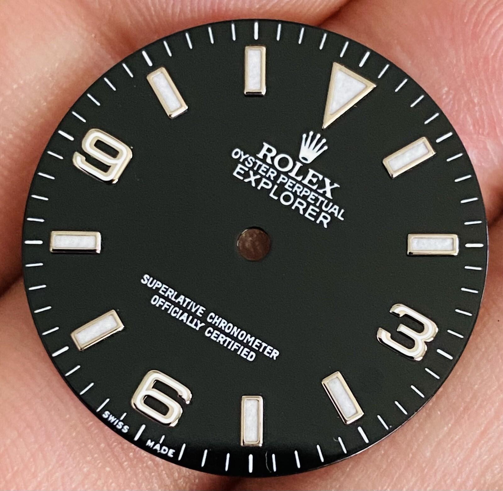 Rolex 3 6 9 Dial Luminova For Explorer 1 36mm Model Ref 114270 14270