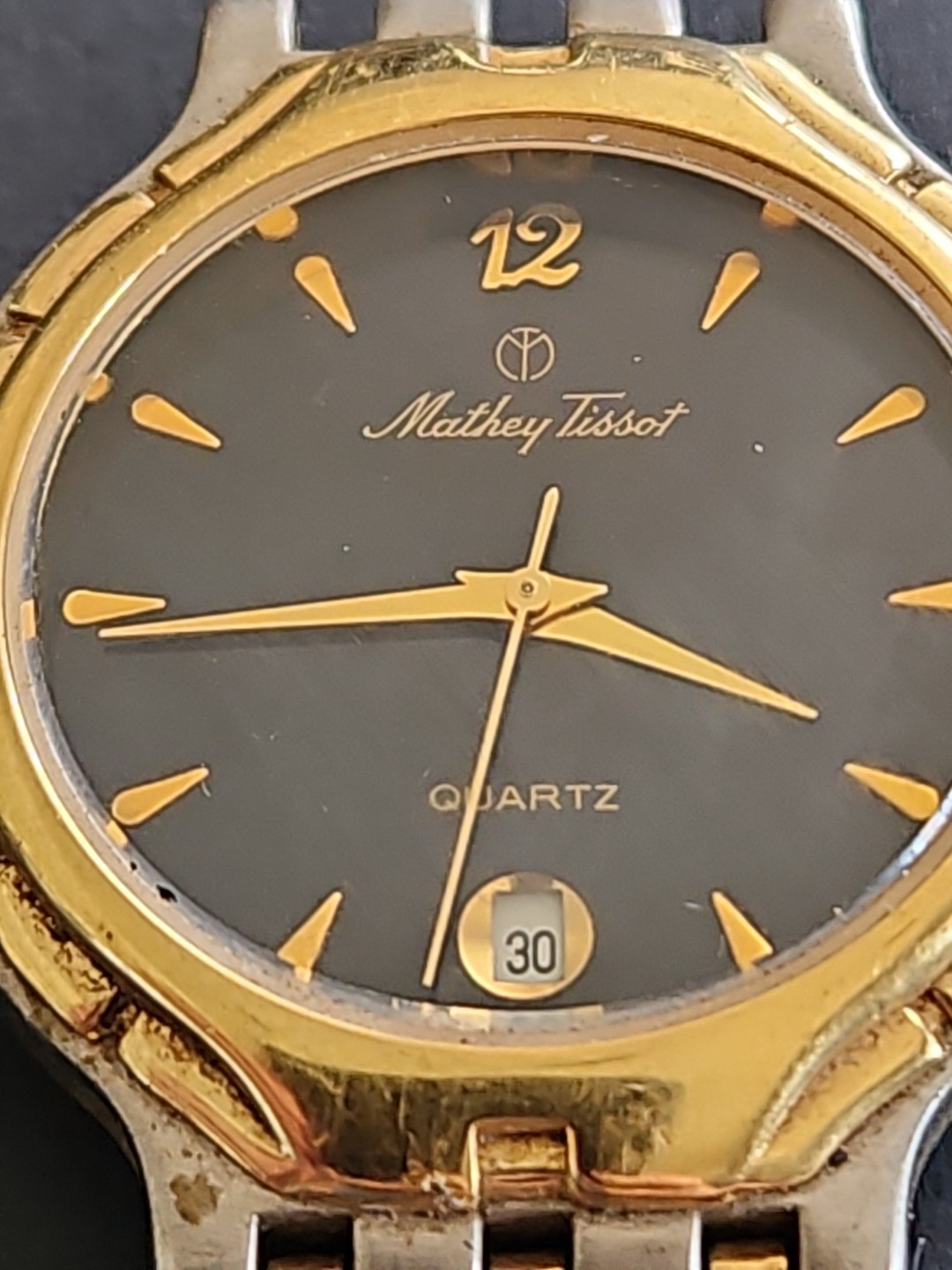 MATHEY TISSOT RARE 82 2709 BEAUTIFUL MENS QUARTZ WRIST WATCH SWISS MOVEMENT