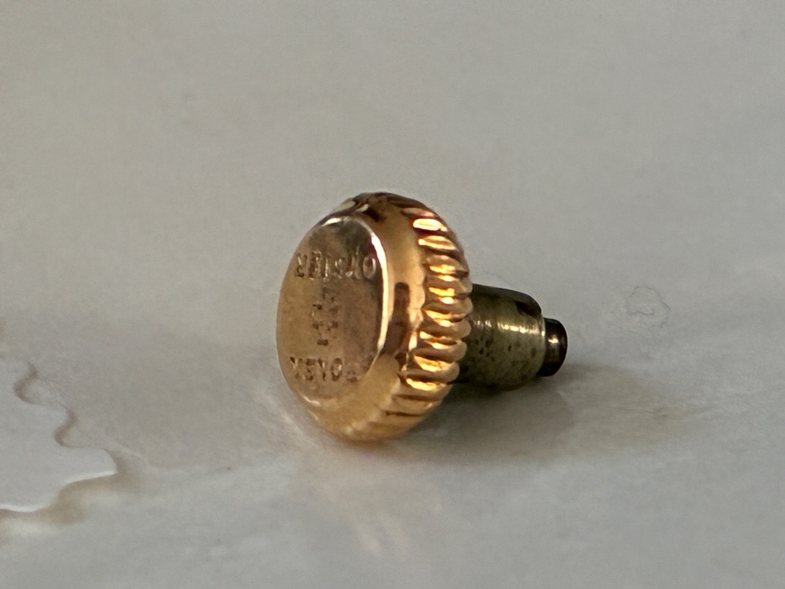 Rolex Bubbleback 5.5mm Rose Pink Gold Crown 1940s