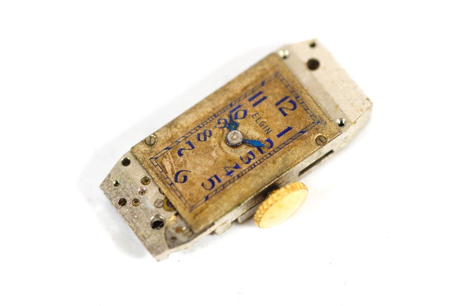ELGIN Watch Cal. 512 Movement 17 Jewels ELGIN Wristwatch Parts/Repair
