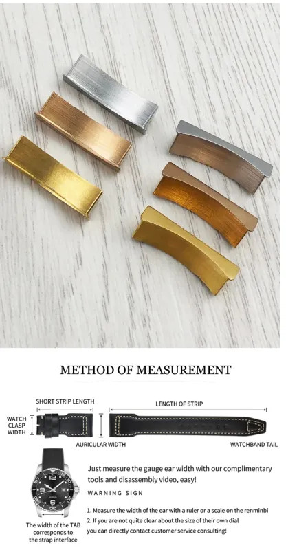 21mm Stainless Steel Watch Band End Link Connection For Rolex Submariner Strap