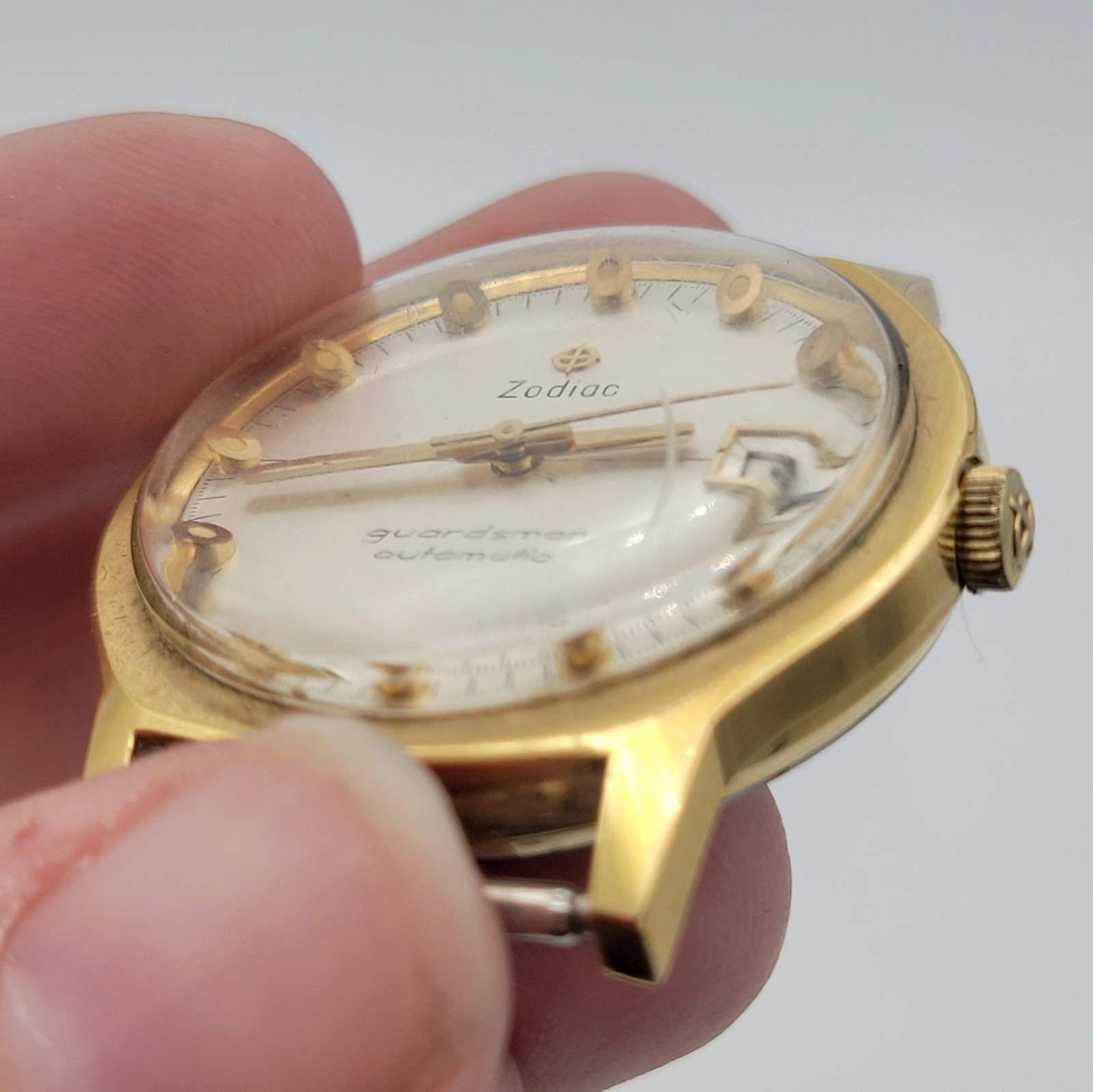 Zodiac Ref. # 70-72 Movement Guardsman 17 Jewel Automatic Watch WORKING 1960s