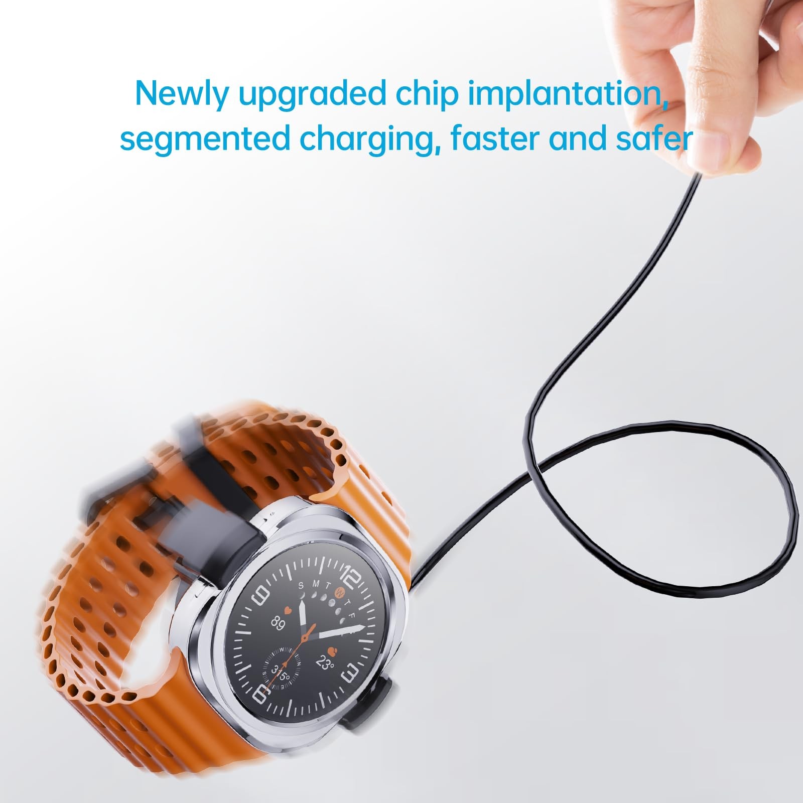 Galaxy Charger,Samsung 8/8 /7/7 Ultra/6/6 /5 /5/4/4 /3 Active2/1,Clip on Gala…
