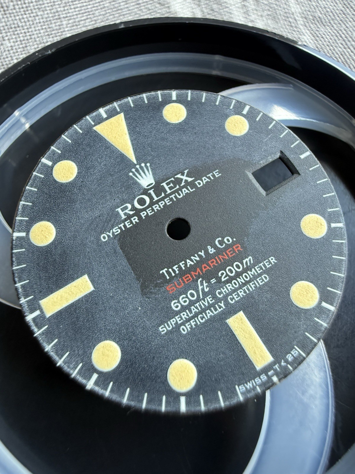 Rolex Submariner 1680 Red MK V Dial GENUINE Tiffany & Co Double Stamped RARE