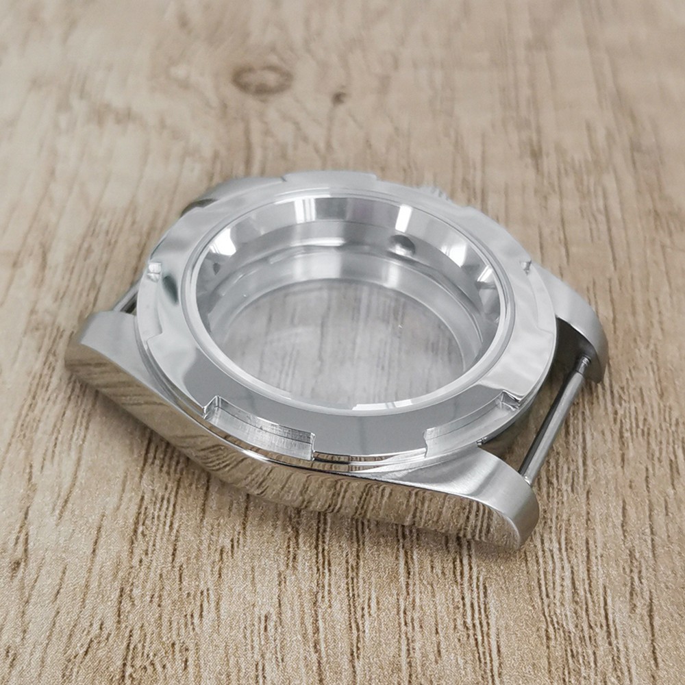 41mm Steel Sapphire Glass Watch Case Replacement For NH35/NH36/4R/7S Movement mm
