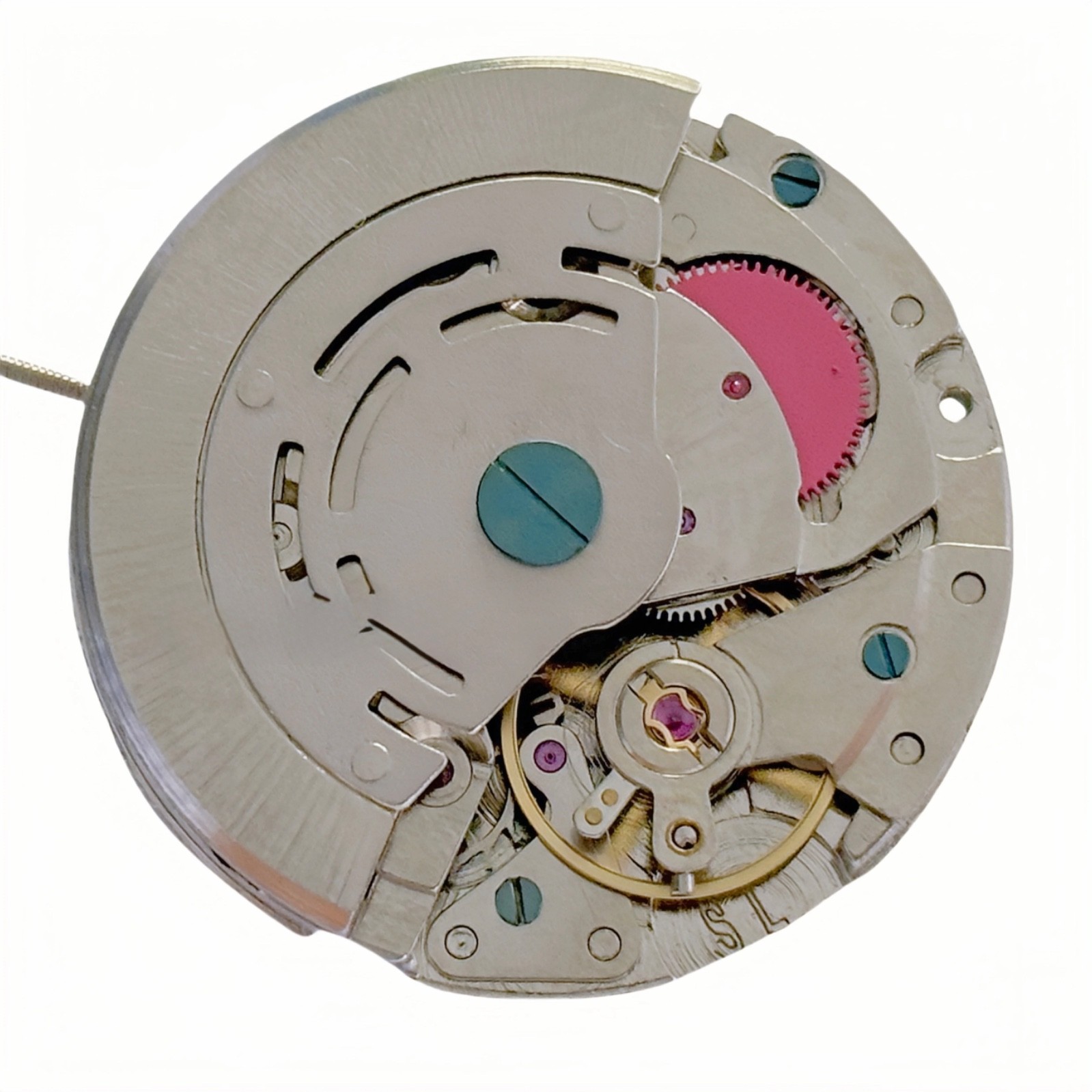 High Accuracy Automatic Mechanical Watch Calendar Movement DG-2813 Red Wheel