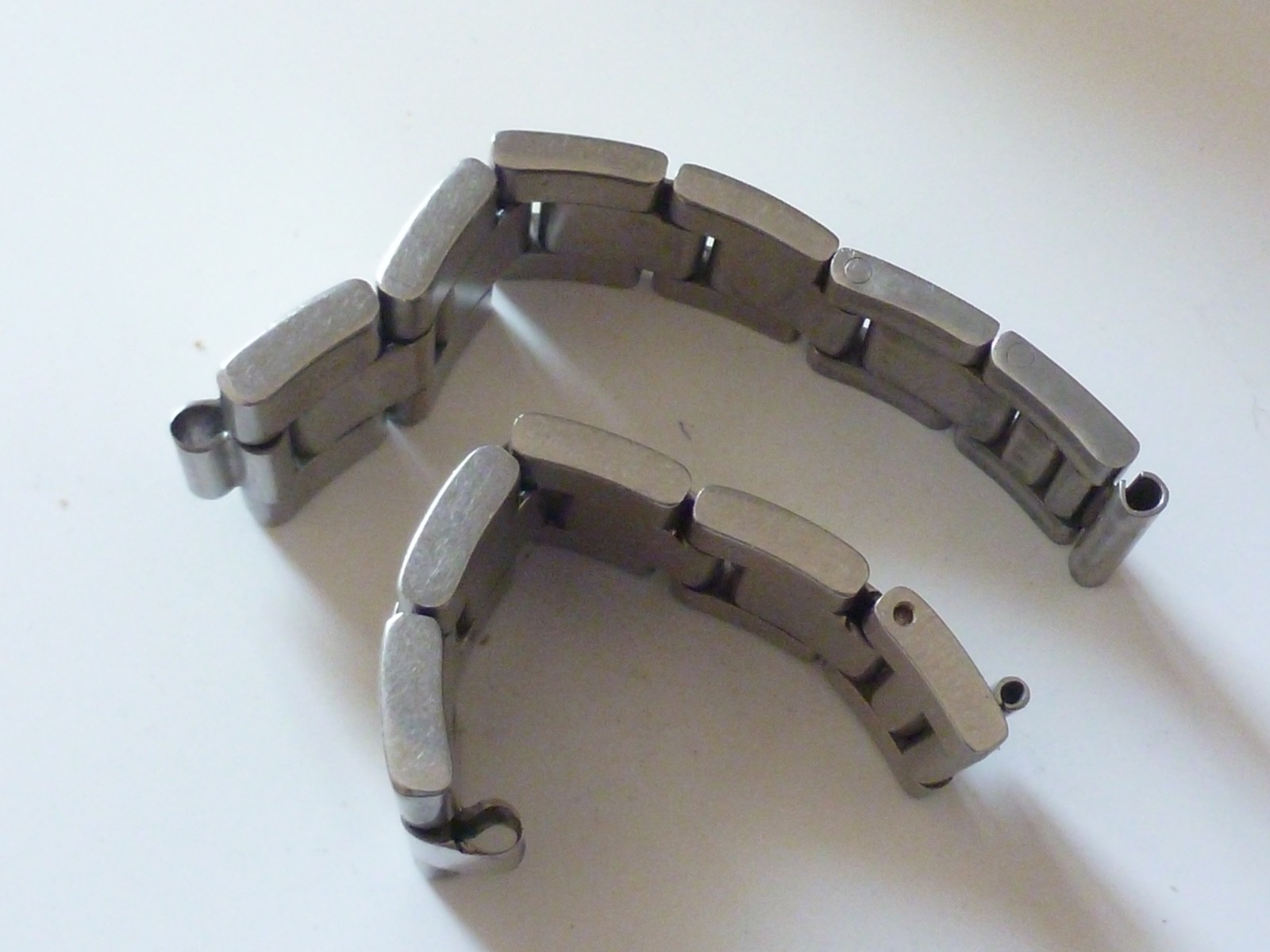 2 Half ORIGINAL Rolex Steel Bracelet 78350 19MM length Oyster without ends –
