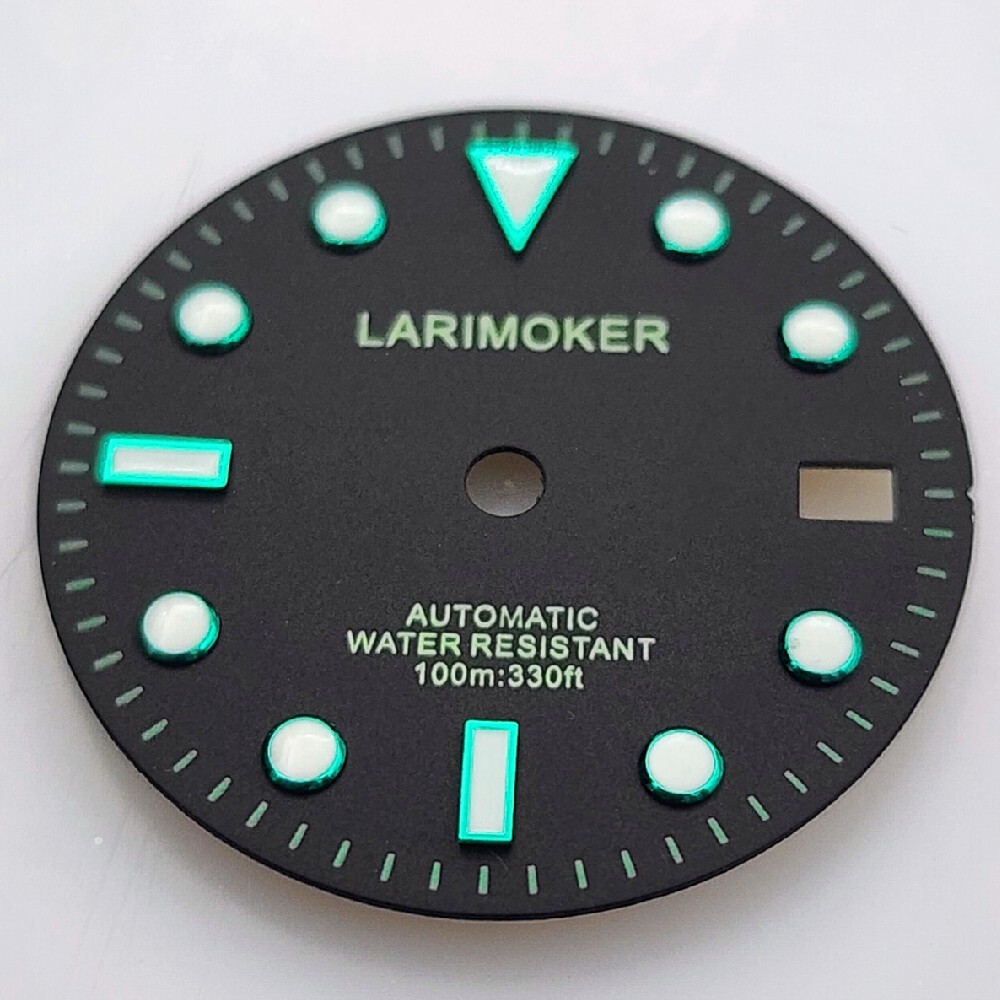 29mm Vintage Luminous Watch Dial For Japan Nh35 Automatic Movement