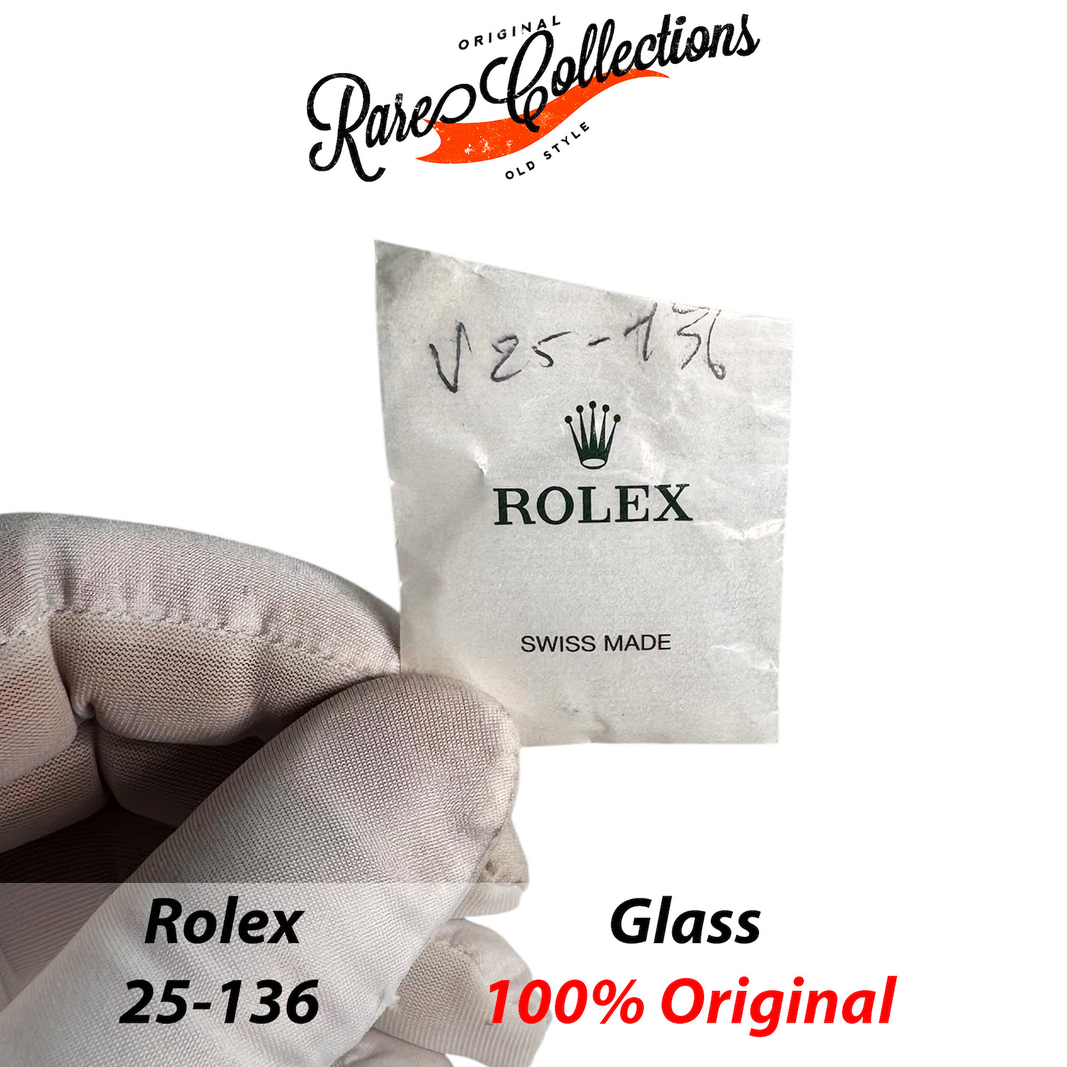 USED Usato Vetro Glass Rolex B25-136 9450 9451 9461 Plexy ORIGINAL