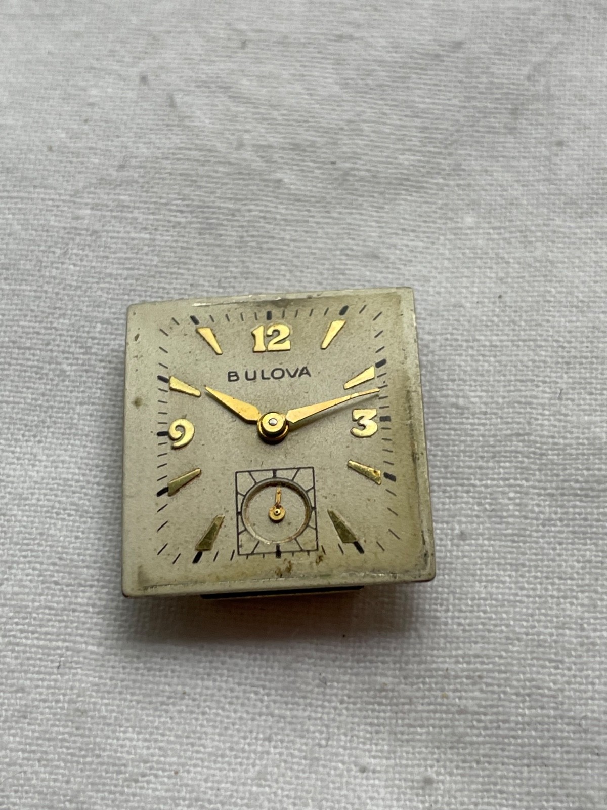 Bulova 8AE – movement for mens watch TRY TO RUN, lot 0707