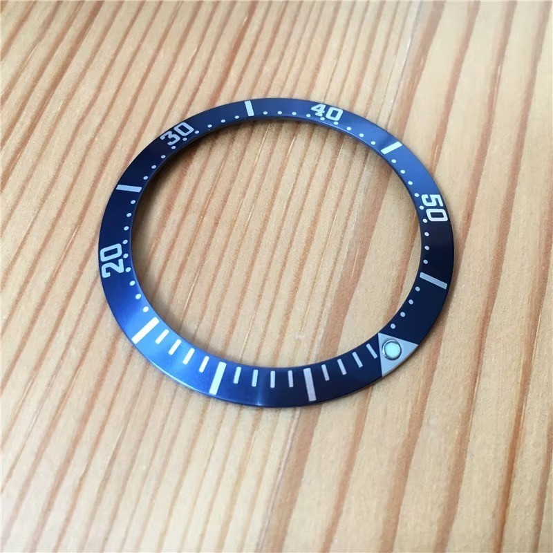 38 mm Luminous Aluminum Watch Bezel Insert Ring Fits Parts 212.30.41.61.01.001