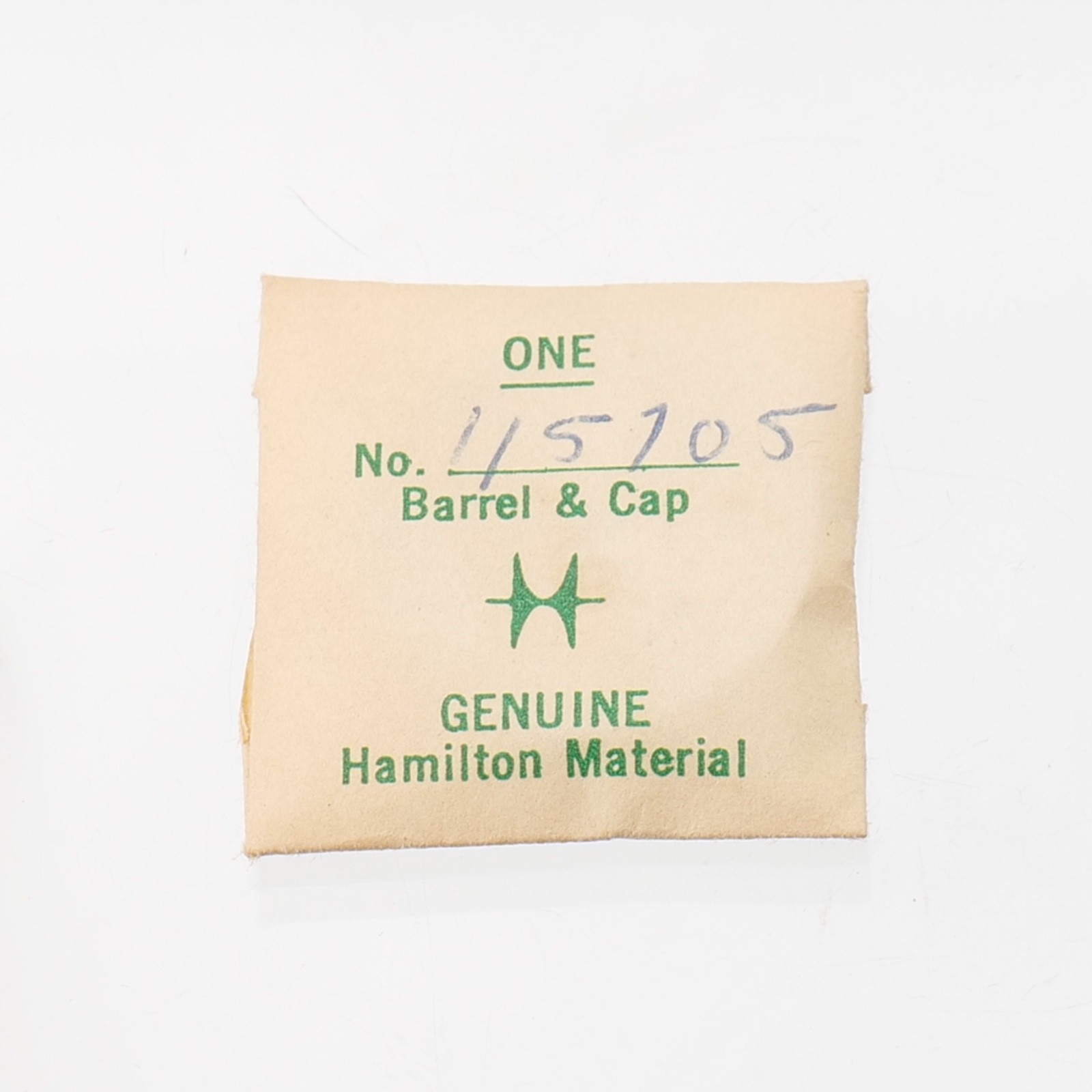 Hamilton 115705 Watch Barrel & Cap Part New Old Stock Fits Grade 690 (G18D13)