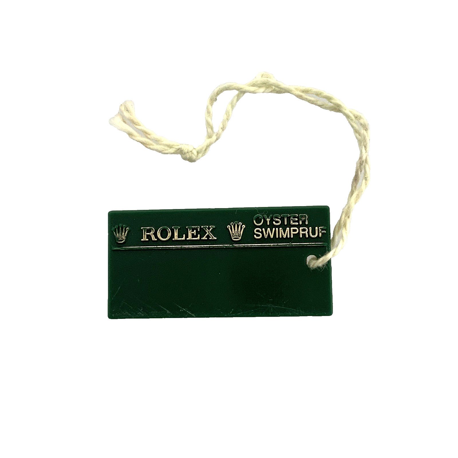ROLEX OYSTER SWIMPRUF GREEN SERIAL HANGTAG SUBMARINER 16613