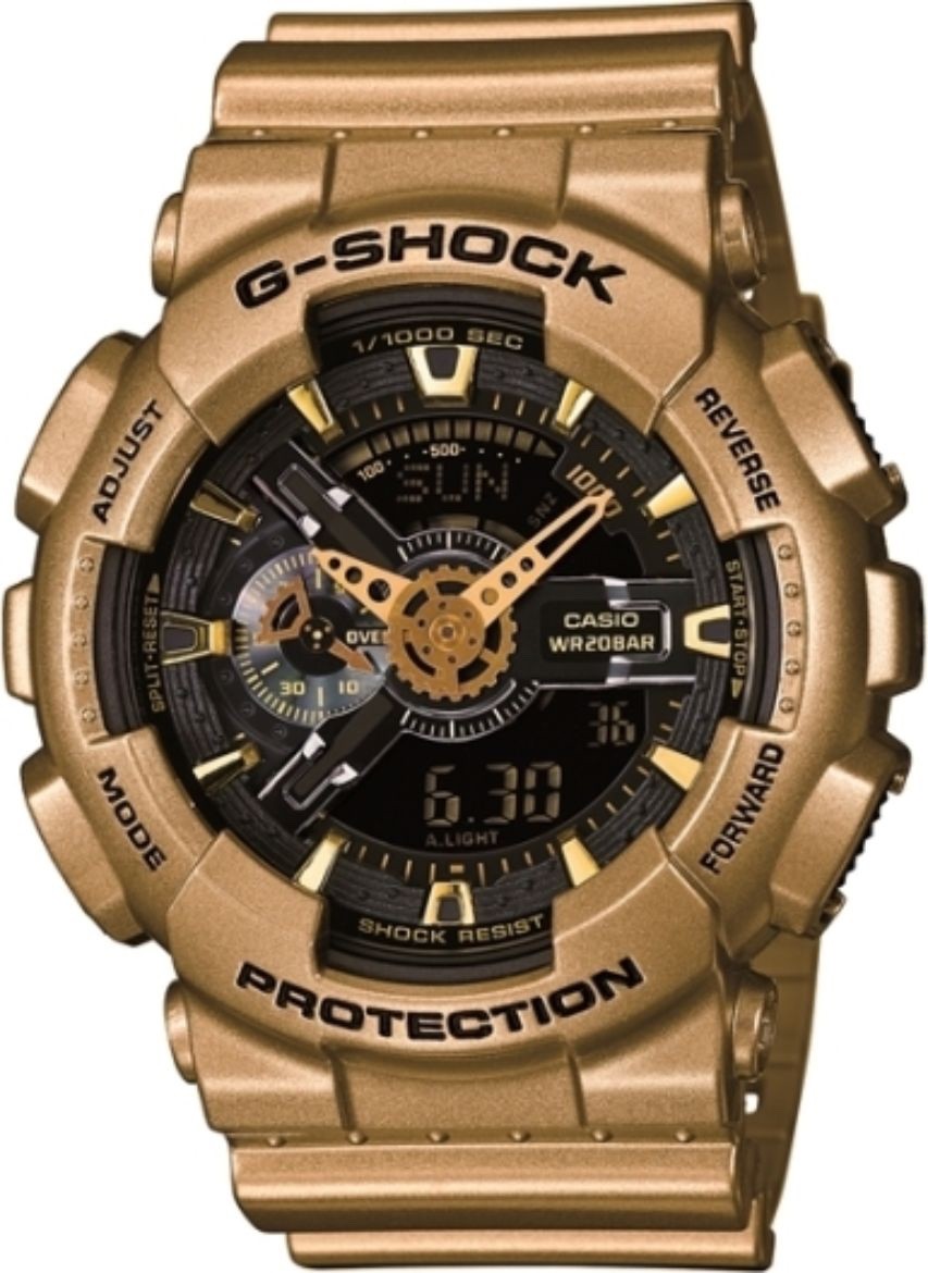 Genuine Casio G-Shock GA-110GD GA110GD gold tone resin watch bezel, case cover