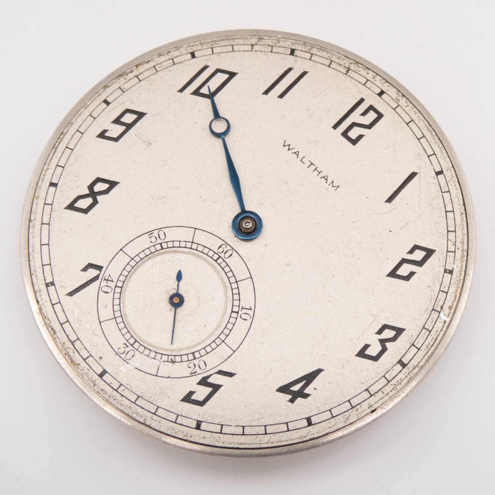 Waltham Riverside Colonial 14-Size 19-Jewel Antique Pocket Watch Movement, Runs