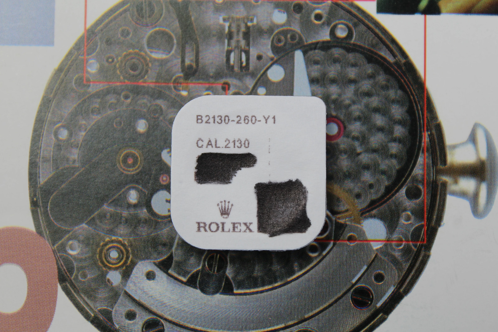 NEW Rolex 2130-260 Original Blister Smallware Wheel